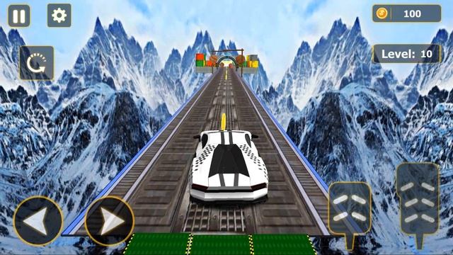 Impossible Tracks Stunt Car Racing Fun Car Games - Android Gameplay #1 смотреть онлайн