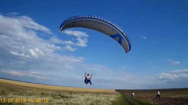 Ручная затяжка параплана смотреть онлайн