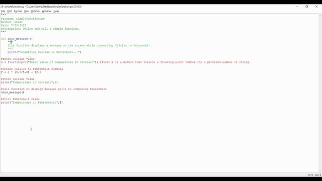 Python Simple Functions смотреть онлайн