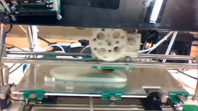 Curved insole with heel and support printing in PLA смотреть онлайн