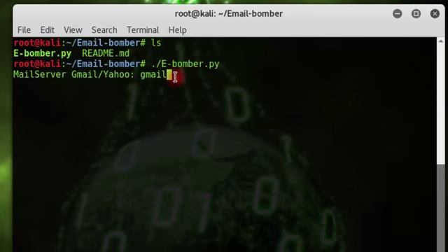 تفجير الايميل بالرسائل المزعجة kali linux اداة Email Bomber смотреть онлайн