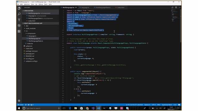 Reactjs multilanguage app смотреть онлайн