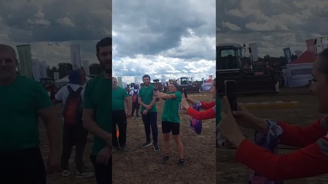 Рекорд от Тани на Агрофесте 4 минуты гантель 3 кг смотреть онлайн