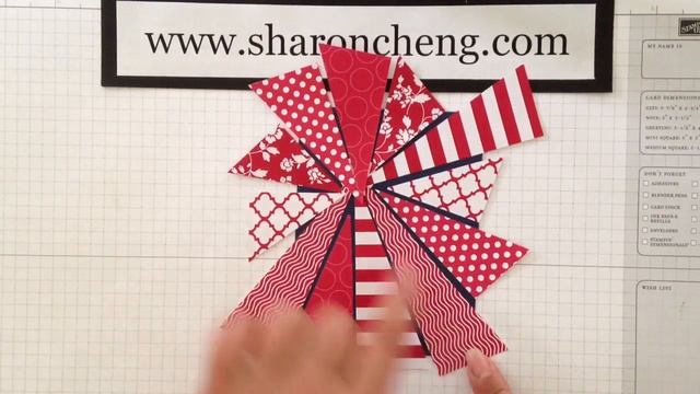 Starburst Patriotic Card with Sharing Creativity and Company смотреть онлайн