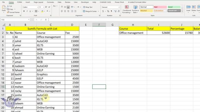 6 Most Important MS Excel SUM Formulas | Sumif | Sumifs | Sumproduct | Dsum Formula with Examples смотреть онлайн