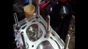 Промер объема камеры сгорания ГБЦ (ВАЗ)