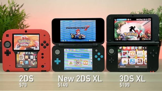 New Nintendo 2DS XL vs 2DS vs 3DS XL | The ULTIMATE Nintendo Handheld Comparison! смотреть онлайн