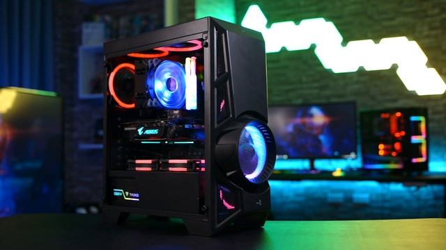 AeroCool AeroEngine RGB Mid Tower Case - 14 Lighting Modes смотреть онлайн
