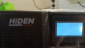 Тест заводских настроек ИБП Hiden Hiden Control HPS20-0312 (12В 300Вт)