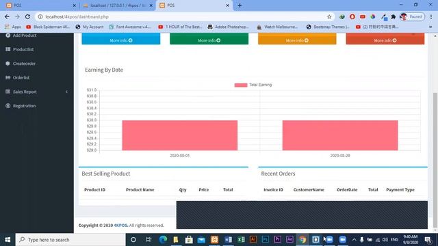 មេរៀនPHP POS LESSON Dashboard (7) смотреть онлайн