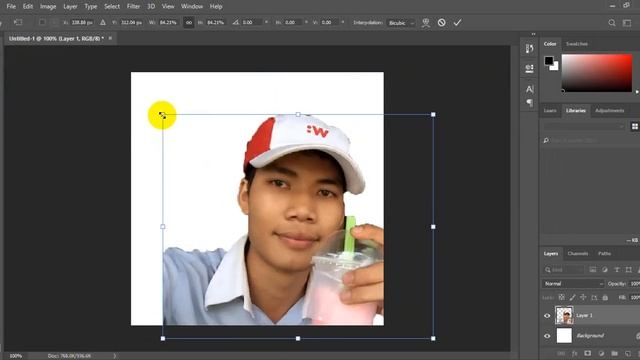 How to design sticker in photoshop to use in telegram part 6 смотреть онлайн