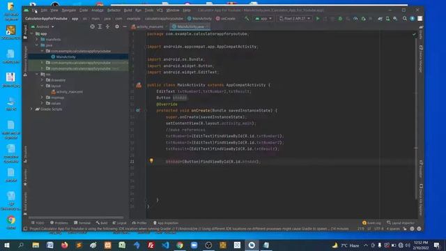 Two Digit Calculator App : Android Java смотреть онлайн