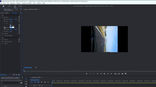 Adobe Premiere Pro 2023: How to Rotate Video смотреть онлайн