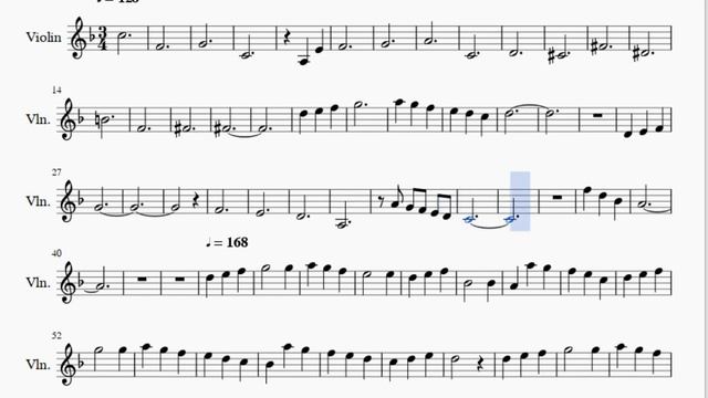 Violin Sheet Music: How To Play Roses Of May (Final Fantasy Distant Worlds) By Nobuo Uematsu
