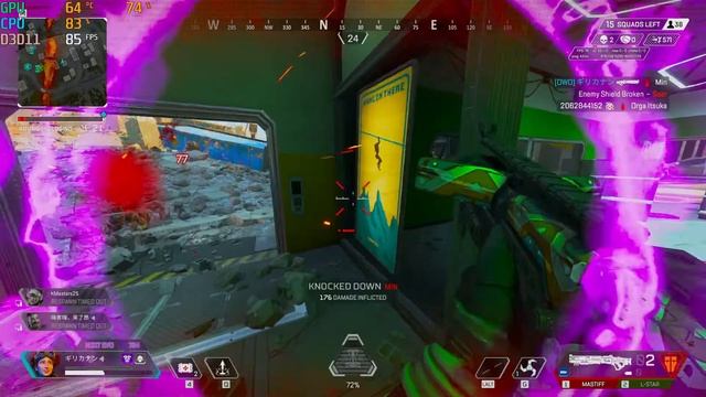 APEX LEGENDS : i7 2600 GTX 1070 8GB OC / 1080p medium+high setting смотреть онлайн