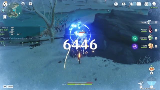Genshin Impact Gameplay // 11 Minutes // GTX 950M 2GB // ASUS X550VX смотреть онлайн