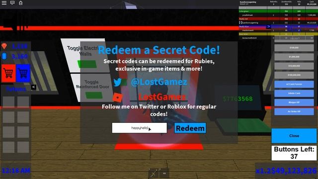 NEW SECRET HALLOWEEN CODES (ZOMBIE MASK & SAPPHIRES) FOR ROBLOX BLOOD MOON TYCOON!! #15 смотреть онлайн