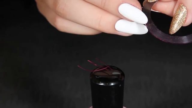 Как сделать маникюр омбре розовый с золотыми линиями смотреть онлайн