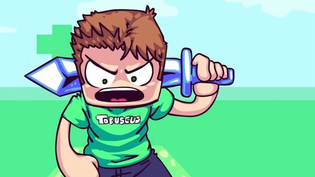 MINECRAFT - Песенка про алмазный меч смотреть онлайн