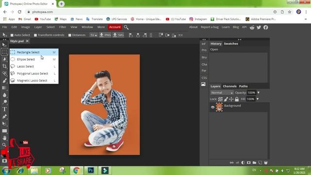 Online Photoeditor Photopea Similar To Like Photoshop смотреть онлайн