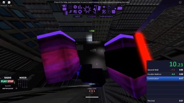 (Former WR) Advanced Tutorial in 21.02 Seconds (Black Glove) // ROBLOX Parkour смотреть онлайн