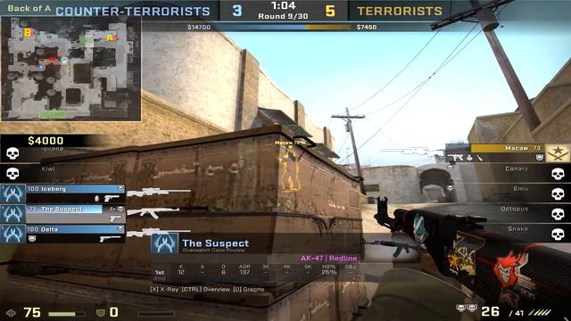 WORST HACKER IN CSGO - HOW TO NOT WALL HACK смотреть онлайн