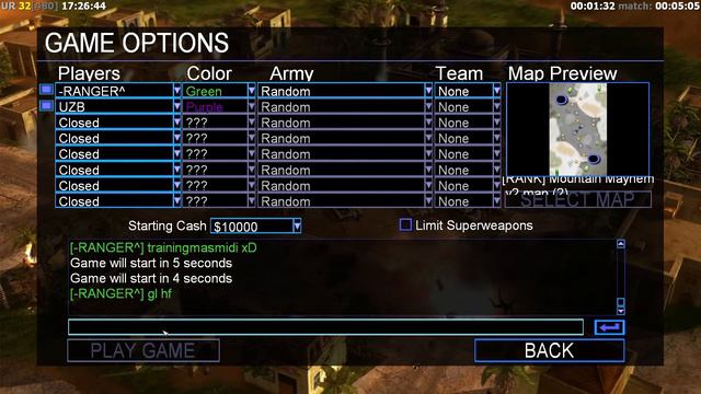 Command & Conquer Generals : Zero hour Online Matches live stream смотреть онлайн