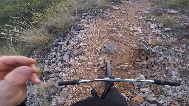 FULL SPEED BMX RIDING DOWN MTB DOWNHILL TRACK! смотреть онлайн