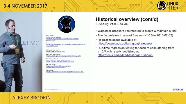 [RUS] Алексей Бродкин: "uClibc сегодня: все еще может пригодиться" смотреть онлайн