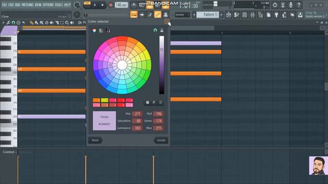 CHANGE COLOURS OF PIANO ROLL// LOOKS AMAZING AND COLOURFULL YOUR NOTES IN FL STUDIO смотреть онлайн