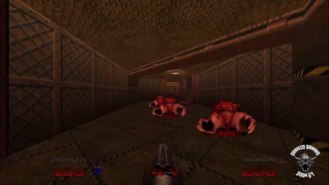 Doom 64 - Map 01 - Staging Area (How to unlock Hectic, Super Secret Level) смотреть онлайн