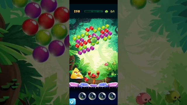 Angry Birds Pop bubble shooter android Gameplay смотреть онлайн