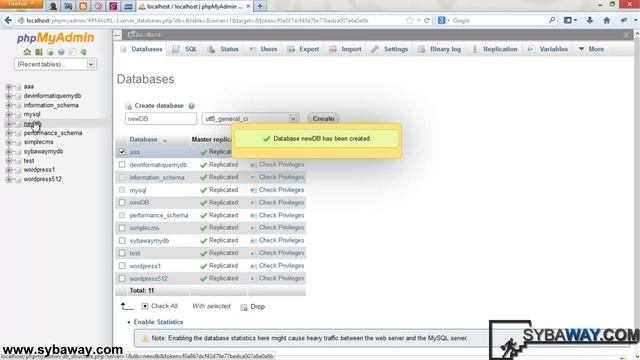 Tutoriel MySQL : Vue générale en PhpMyAdmin. смотреть онлайн