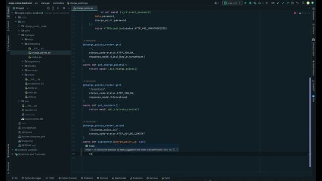 OCPP on Python, FastAPI, and Vue3 | #11. Disconnect station (backend | part 1) смотреть онлайн