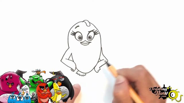 How to Draw Stella from The Angry Birds Movie (NARRATED) смотреть онлайн
