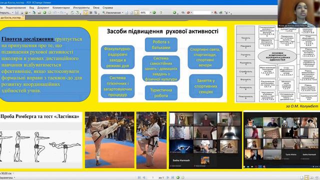 ПІДВИЩЕННЯ РУХОВОЇ АКТИВНОСТІ ШКОЛЯРІВ ЗАСОБАМИ ФОРМАЛЬНИХ ВПРАВ З ТАЕКВОН-ДО В УМОВАХ Д.НАВЧАННЯ смотреть онлайн