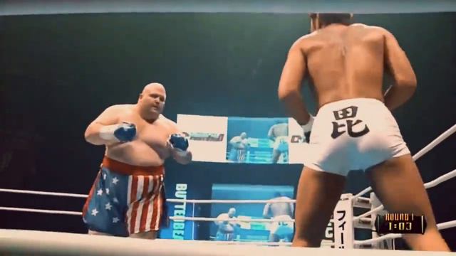 Why Size Doesn't Matter: Butterbean (USA) vs Genki Sudo (Japan) | MMA fight, HD смотреть онлайн