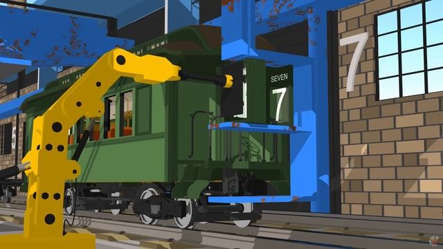 The Number Adventure at the Train Factory with Shawn and Team! - Full Cartoon смотреть онлайн