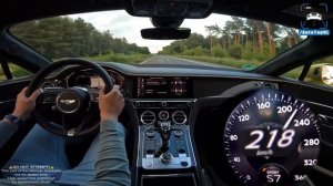 Bentley Continental GT Speed: Breaking The Sound Barrier On The Autobahn