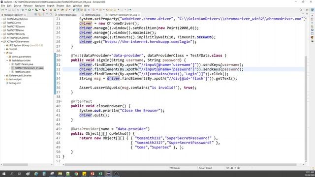TestNG DataProvider with Inheritance | TestNG Tutorial Part #10 смотреть онлайн