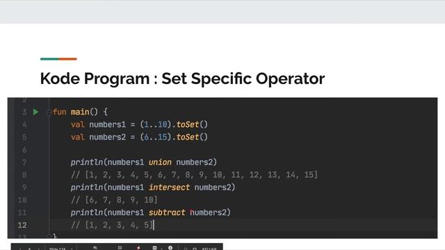 Belajar Kotlin Collection - 37 Set Specific Operations смотреть онлайн