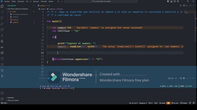 Kotlin #1 while (Ejercicios básicos ❤️) смотреть онлайн