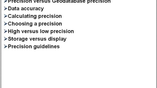 Working with Geodatabase Precision and Spatial Domain смотреть онлайн