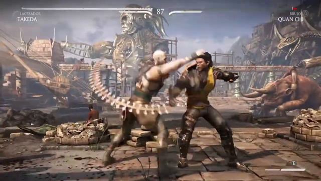 TAKEDA VS QUAN CHI + FATALITY ! mortal combat X ( + 18 ) смотреть онлайн
