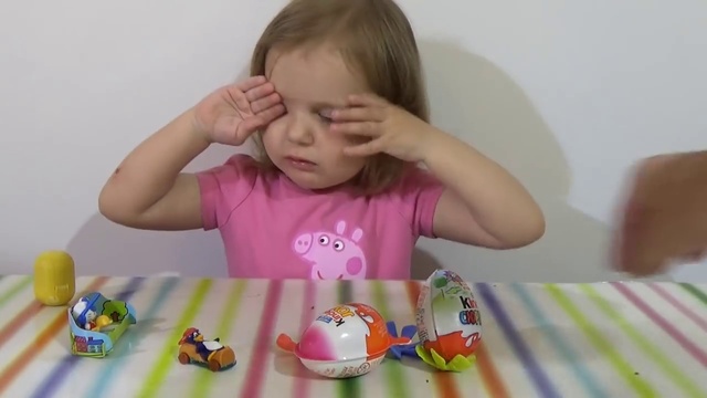 Лунтик Хелоу Китти Веселый юбилей Киндер сюрприз яйца игрушки распаковка Kinder 