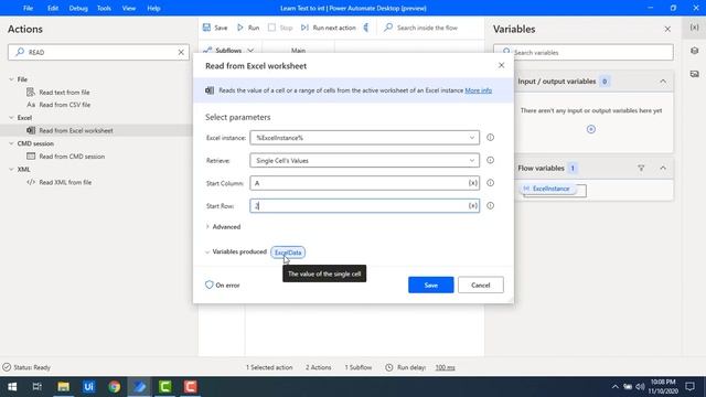 Power Automate Desktop : How to work with "Convert Text to Number" Action (Text Actions) смотреть онлайн
