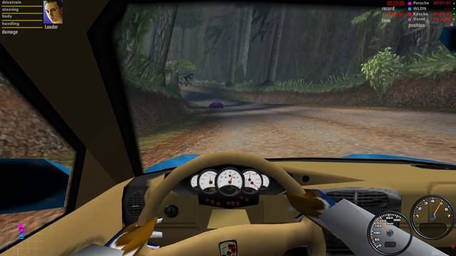 Multiplayer NFS Porsche Unleashed with Wheel - Schwarzwald (911 Turbo) смотреть онлайн