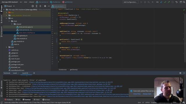 Fullstack2021 | p23 | Sending domain data over the socket смотреть онлайн
