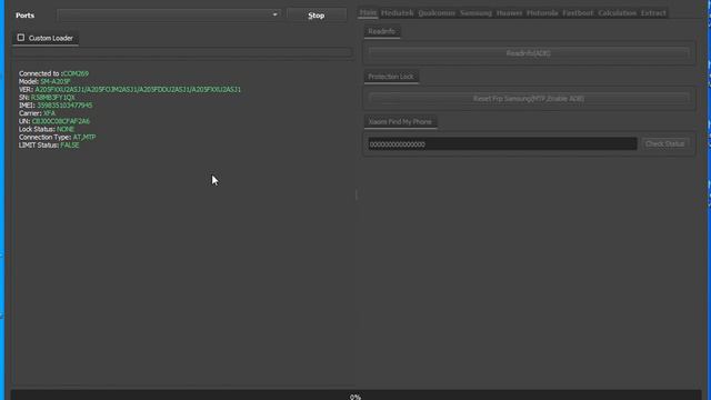 Guide : How To SAMSUNG SM-A205F ADB Enable And FRP Remove With Cheetah Pro Tool...