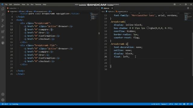 navigation breadcrumb design using pure css3 -webcodecamp смотреть онлайн